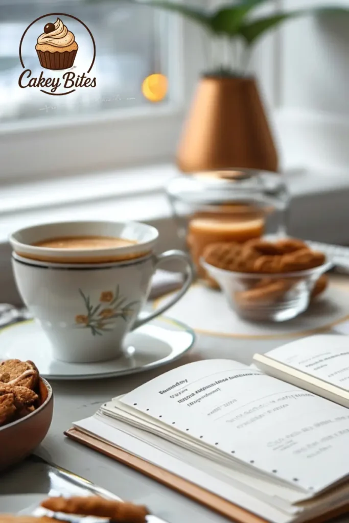 Clean digital workspace with visible policy document—used to illustrate the Disclaimer CakeyBites page and its values. Clean and organized workspace with a visible privacy policy document on screen—symbolizing transparency for the Disclaimer CakeyBites page.