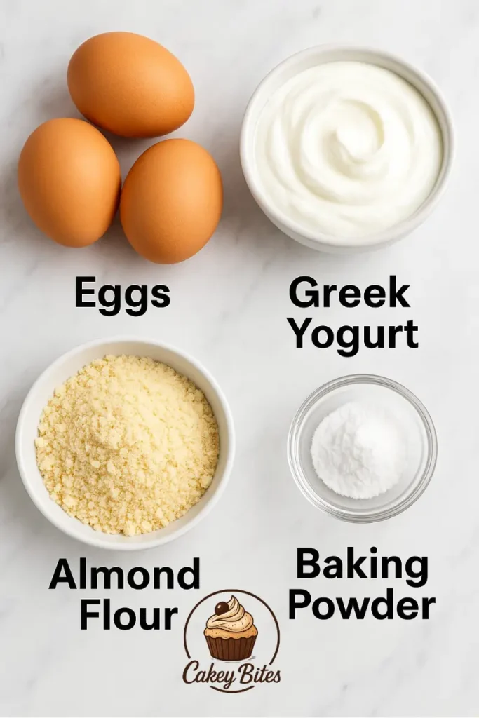 Smart ingredients for sugar-free lemon cake—like almond flour, Greek yogurt, and lemon zest—add moisture and flavor. Illustration of sugar-free lemon cake with visual cues highlighting smart ingredients like almond flour, Greek yogurt, lemon zest, eggs, and baking powder—used to enhance texture, moisture, and flavor.