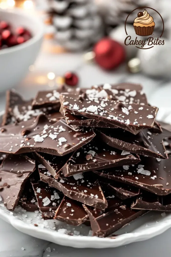 Dark chocolate Christmas Crack recipe WW2 topped with sea salt flakes — a modern twist on a festive classic. Dark chocolate Christmas Crack recipe WW2 topped with sea salt flakes, combining sweet and salty flavors.