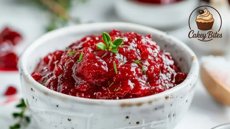 Close-up of freshly mixed Sure Jell Strawberry Freezer Jam in a bowl, surrounded by strawberries, highlighting its vibrant color and no-cook freshness.