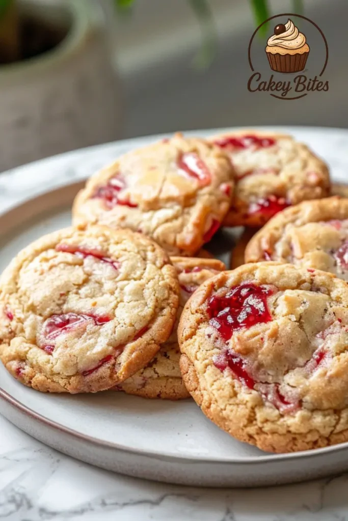 Homemade cookies filled with Sure Jell Strawberry Freezer Jam—a creative serving idea for unique desserts. Homemade cookies filled with vibrant Sure Jell Strawberry Freezer Jam, showcasing a creative serving idea for enjoying freezer jam in desserts.