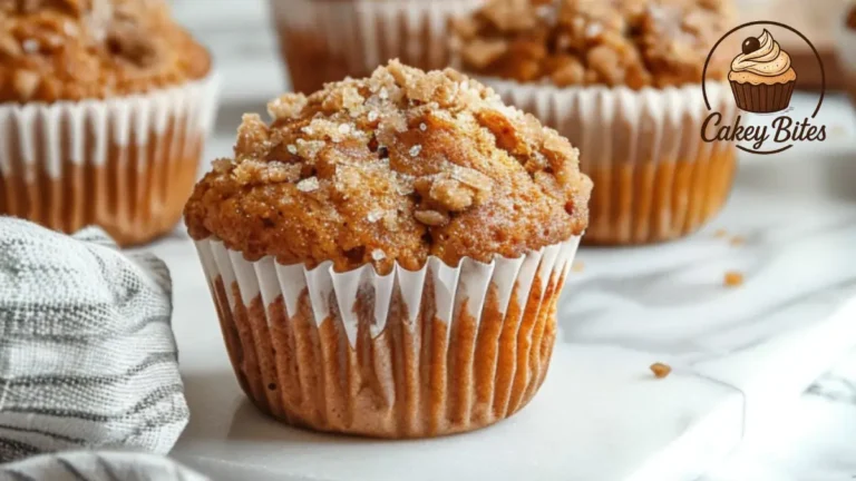 A close-up image of freshly baked Buffin Muffins on a white marble kitchen counter, highlighting the golden, crisp texture of this viral muffin-croissant hybrid.