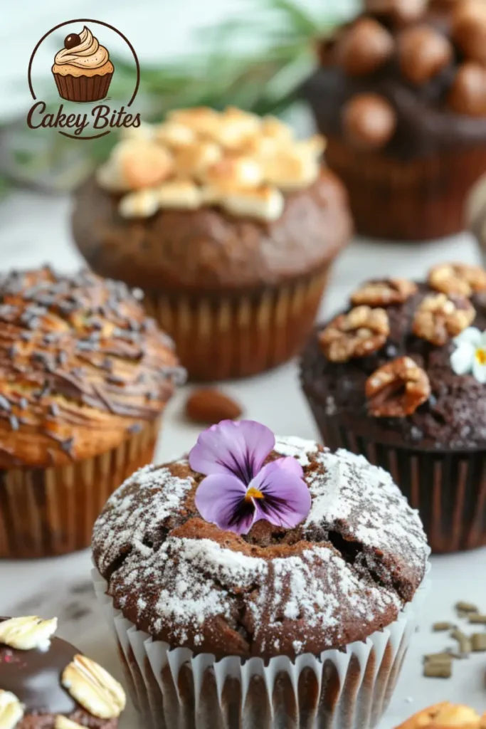 Discover the nutritional range of Buffin Muffins, from protein-rich to gluten-free and vegan — crafted for every lifestyle and taste. Assorted Buffin Muffins labeled with variants like protein, vegan, and gluten-free, showcasing the nutritional diversity and dietary options of this hybrid pastry.